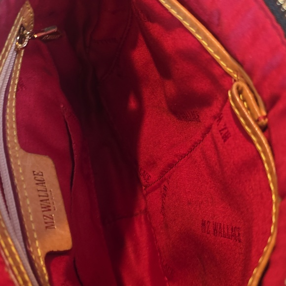 MZ Wallace Black Shoulder Bag with Gold Accents - Picture 9 of 13